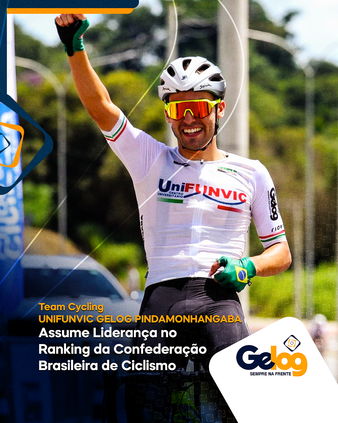 Team Cycling UNIFUNVIC GELOG PINDAMONHANGABA assume a Liderança