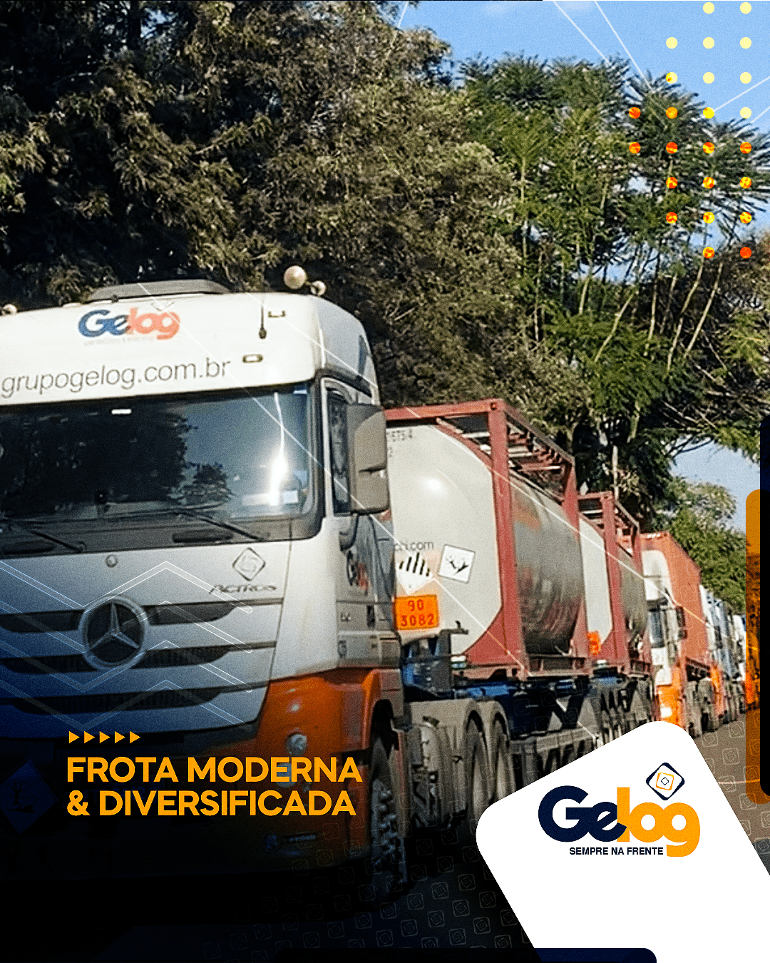 Frota Moderna e Diversificada – Grupo Gelog
