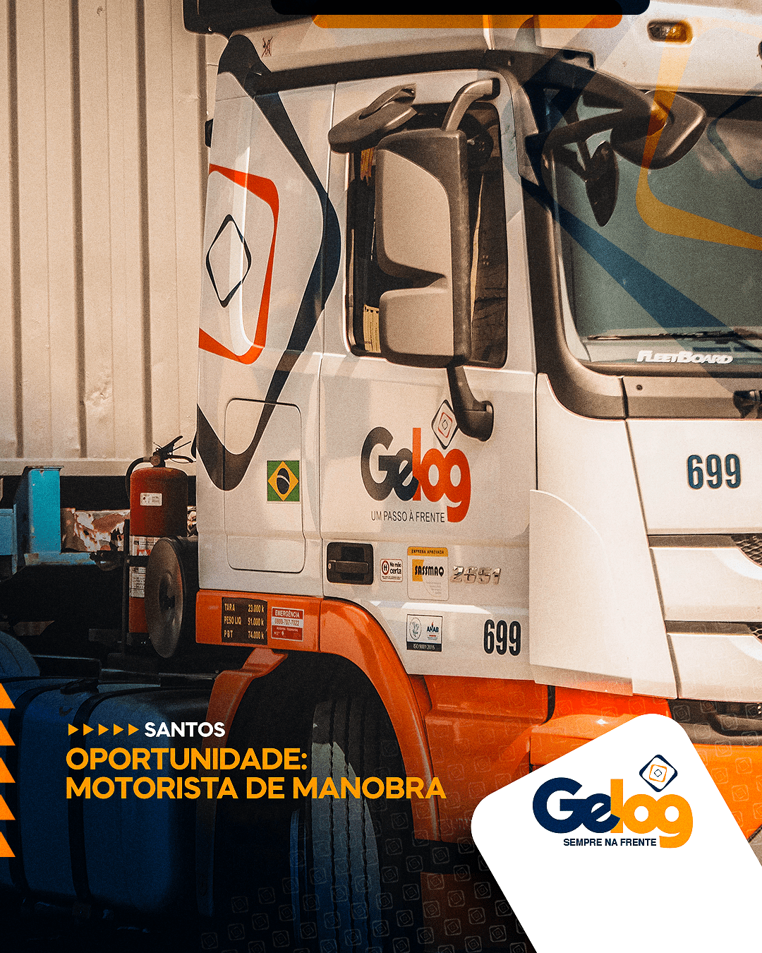 Vaga Motorista de Manobra em Santos