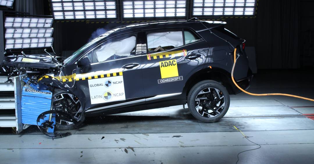 Kia Sportage 2025 recebe nota máxima em teste de segurança do Latin NCAP