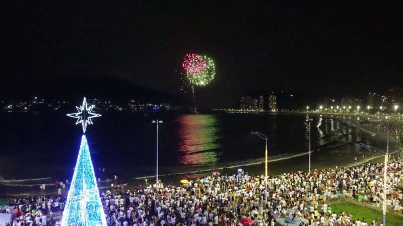 São Vicente terá queima de fogos silenciosa no Réveillon