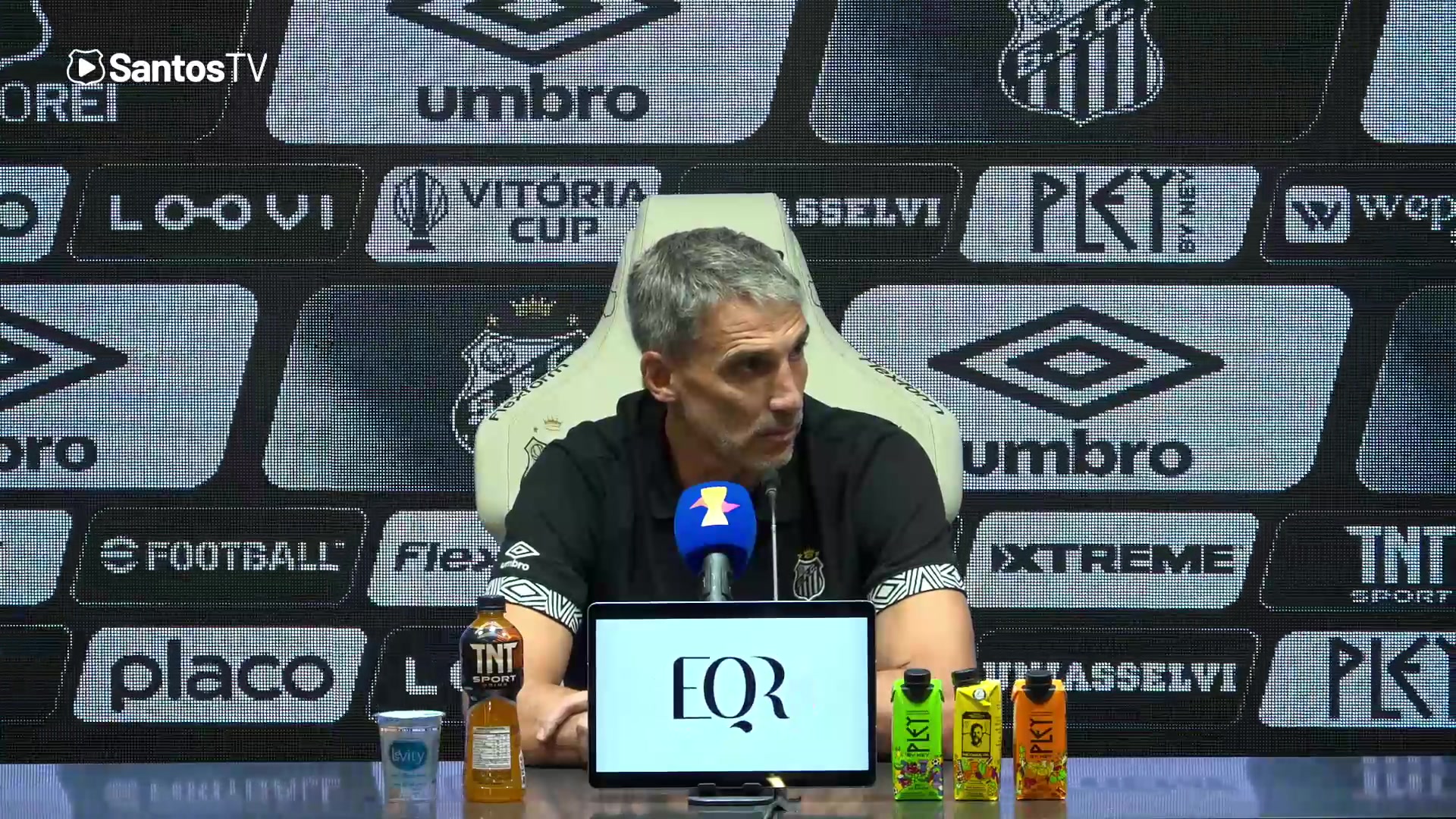 A coletiva do técnico Juan Pablo Vojvoda após a goleada e classificação do Santos. 🎙️
