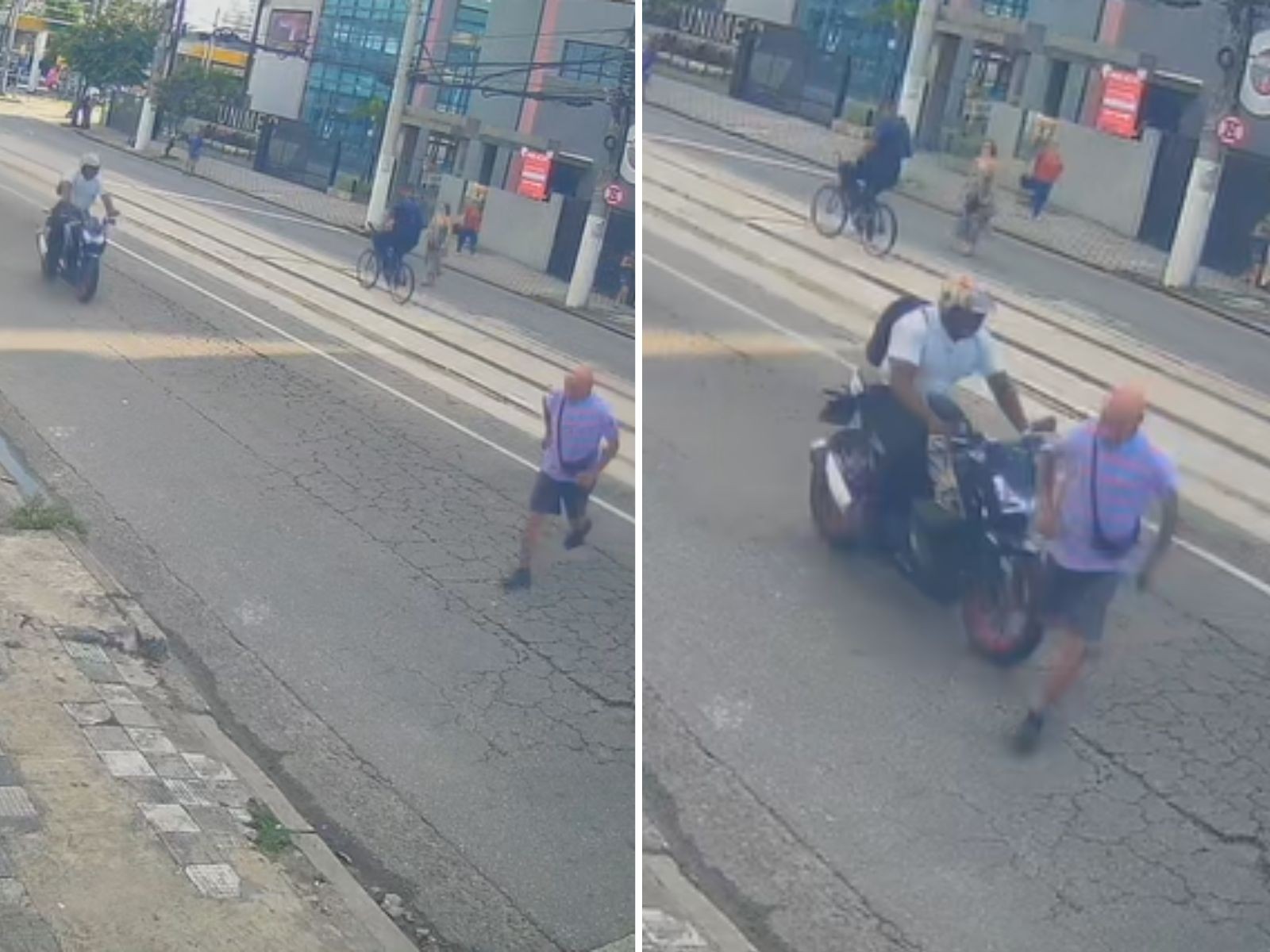 Motociclista que fugiu após atropelar idoso se apresenta à polícia