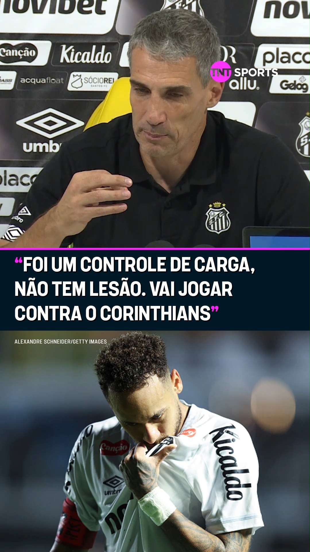 "NEYMAR NÃO TEM LESÃO!" O técnico do Santos, Juan Pablo Vojvoda, afirmou que o … – Facebook