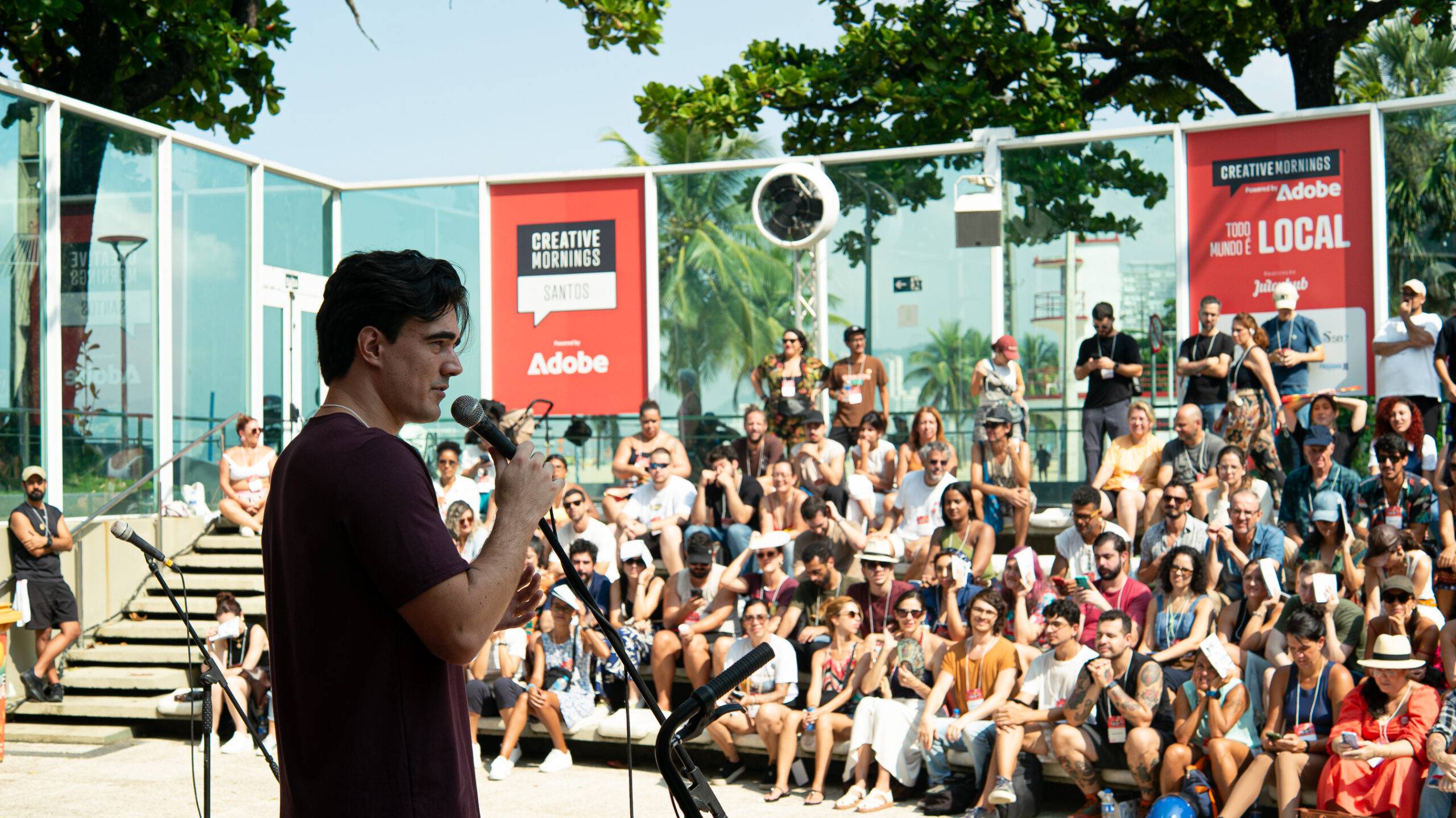 Santos foi LOCAL do maior CreativeMornings do mundo
