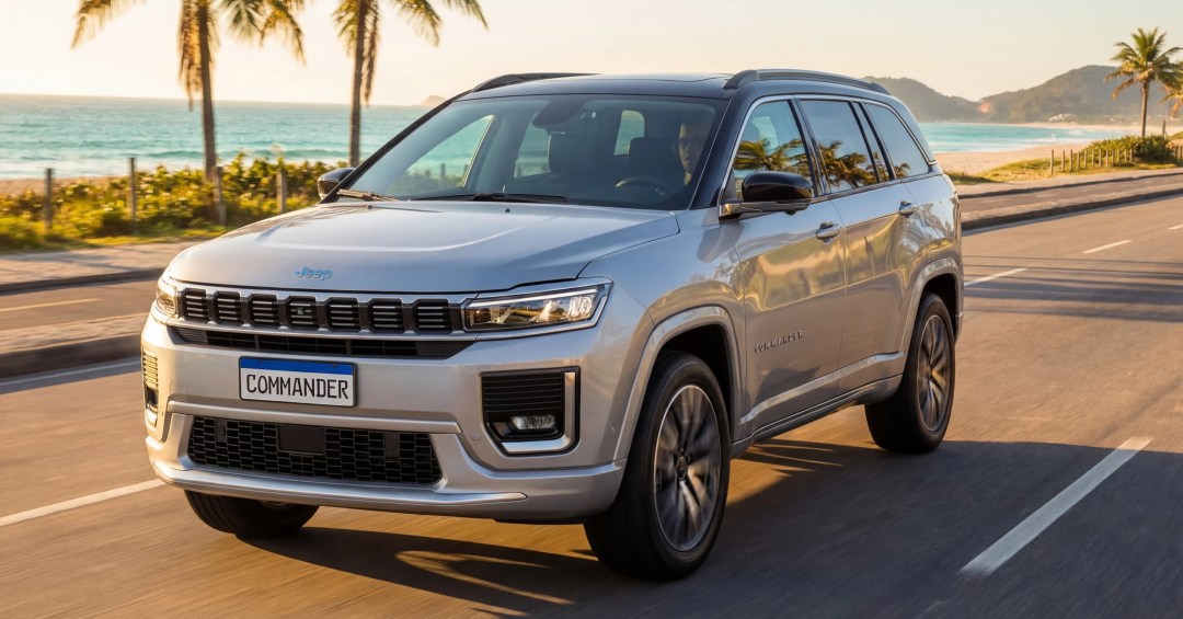 Jeep Commander 2027 ganha motor híbrido leve e versão flex Blackhawk; veja preços