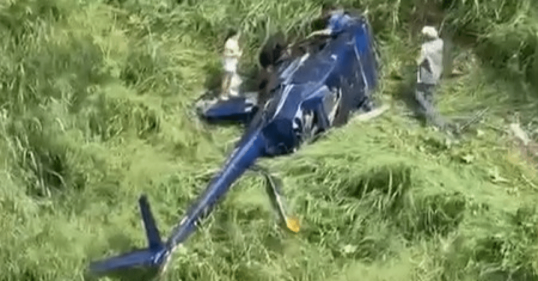 Piloto sem habilitação é preso após queda de helicóptero na Paraíba