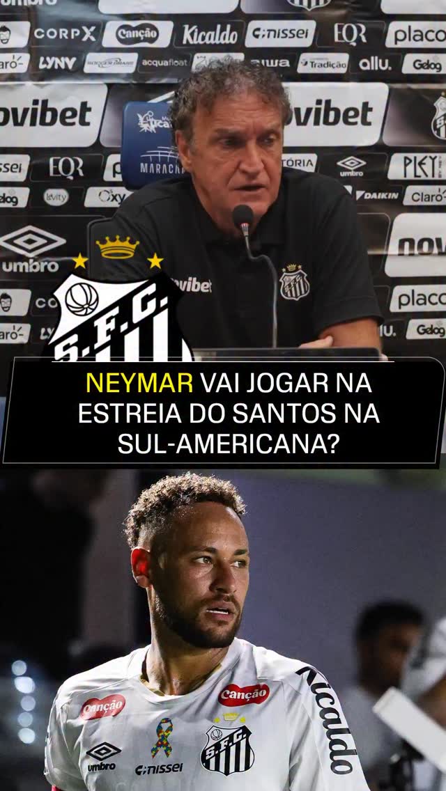 NO VENDRÁ A ECUADOR 🇪🇨 🥹😱 || Cuca descarta a Neymar para el debut del Santos en la Copa #Sudamericana ante #DeportivoCuenca ❤️🖤 “No va a viajar precisamente por este entrenamiento específico de fuerza, velocidad y resistencia que está realizando” Vía @sportscenterbrasil