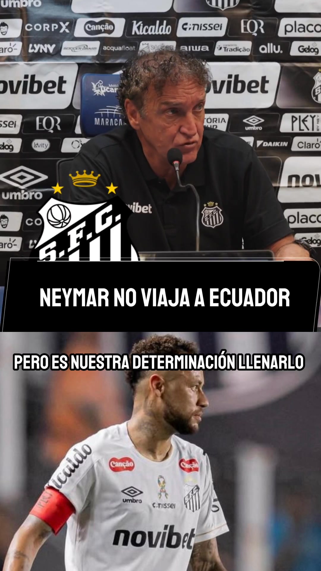 Cuca, DT de Santos FC, confirmó que Neymar realiza un trabajo especial de … – Facebook