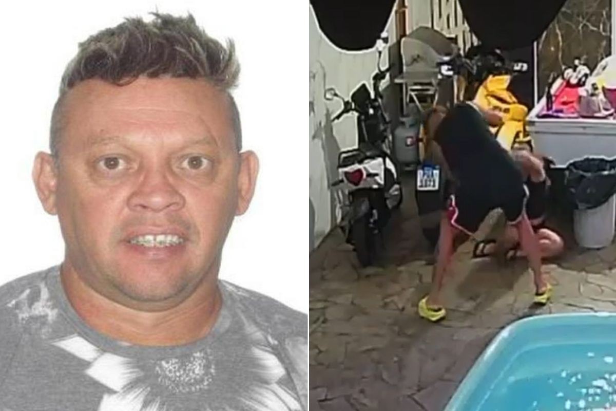 Homem filmado atacando esposa e enteado com facão tem prisão decretada