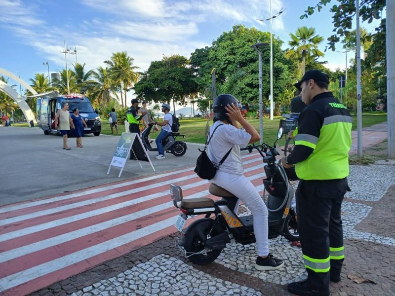 Santos estuda instalar radares móveis nas ciclovias para fiscalizar veículos de mobilidade individual
