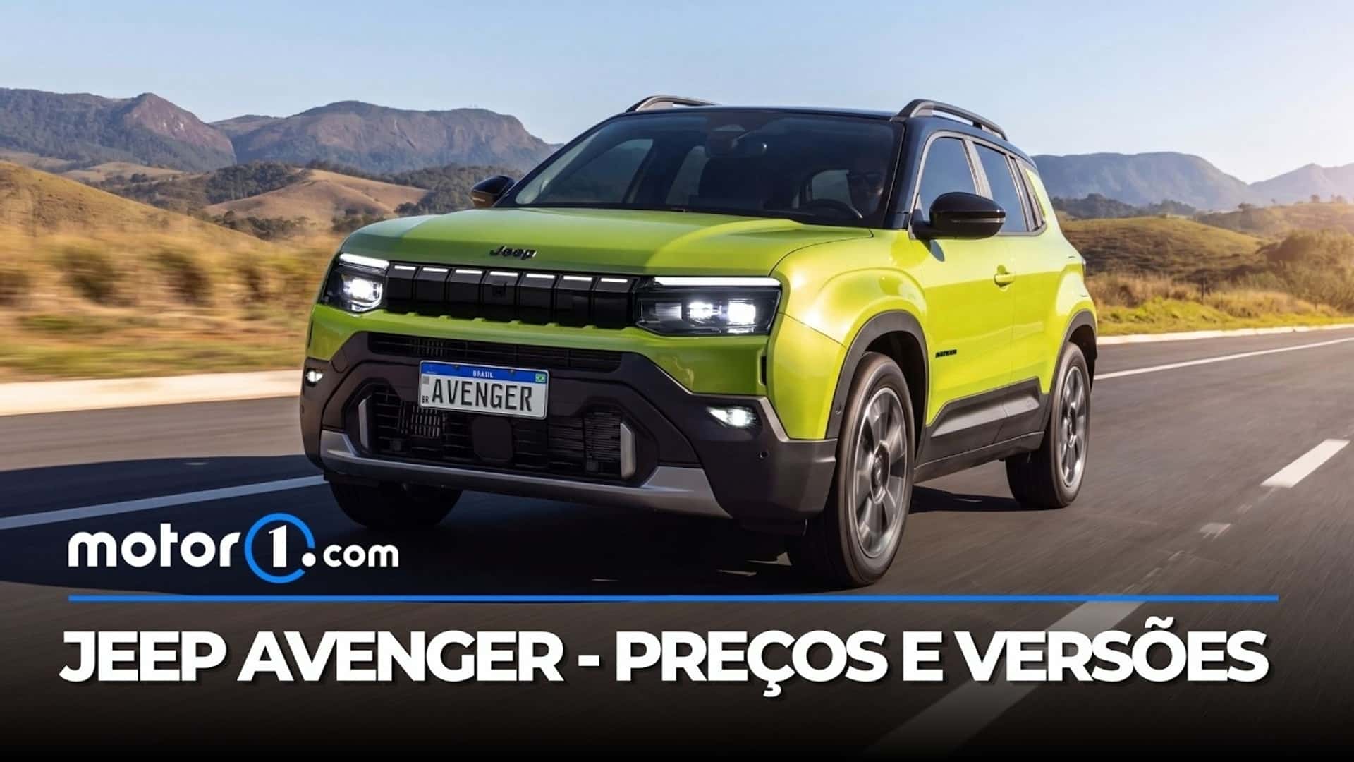 Novo Jeep Avenger no Brasil: preços, versões e equipamentos