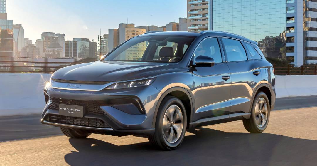 BYD Song Pro Flex é híbrido mais eficiente com etanol e tem nova suspensão por R$ 176.990