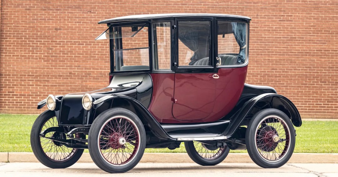Este carro elétrico de 1918 ainda funciona com motor original e vale mais de R$ 520.000