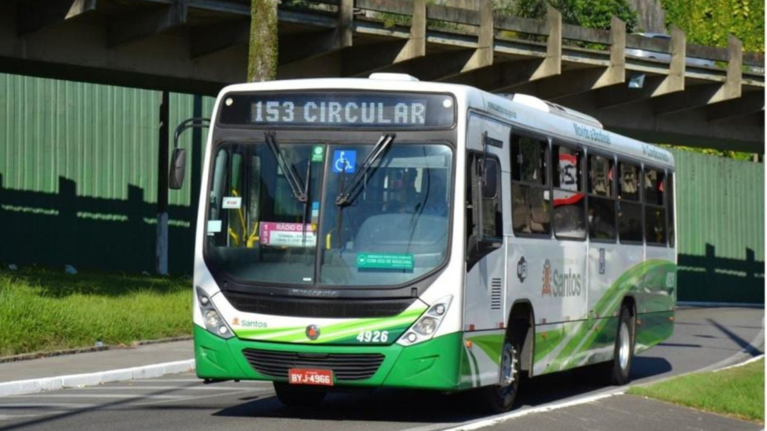 Linha 153 ganha cinco novos pontos de parada e muda itinerário em Santos