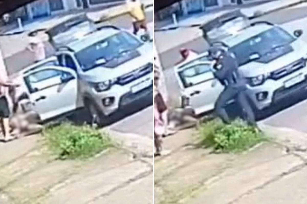 Mulher atropelada pelo companheiro no Guarujá fratura costela