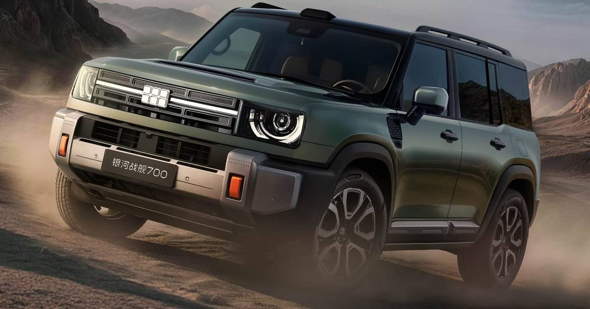 Geely lança primeiro SUV off-road, que tem 1.128 cv e pode flutuar na água