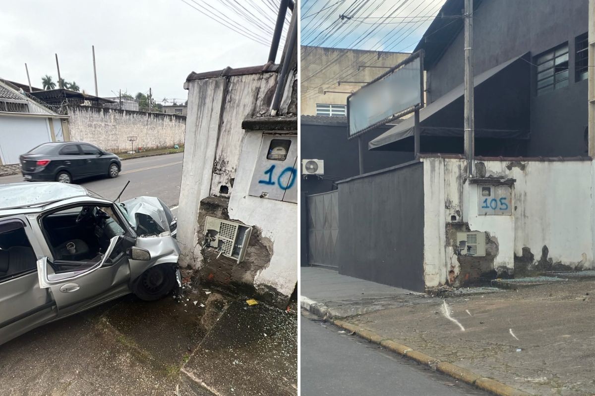 Adolescente morre após carro bater em muro no interior de SP