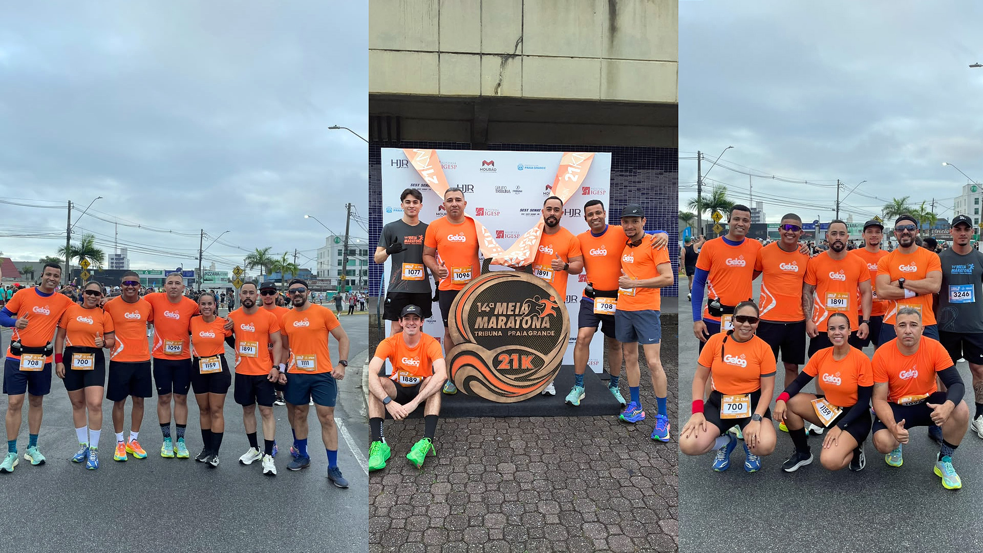 Time Gelog encara a 14ª Meia Maratona de Praia Grande com 100% de superação
