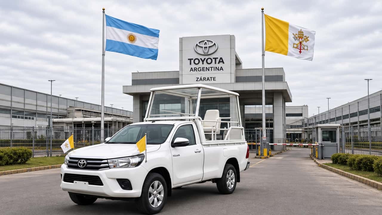 Antes da nova geração, Toyota Hilux vira papamóvel de Leão XIV