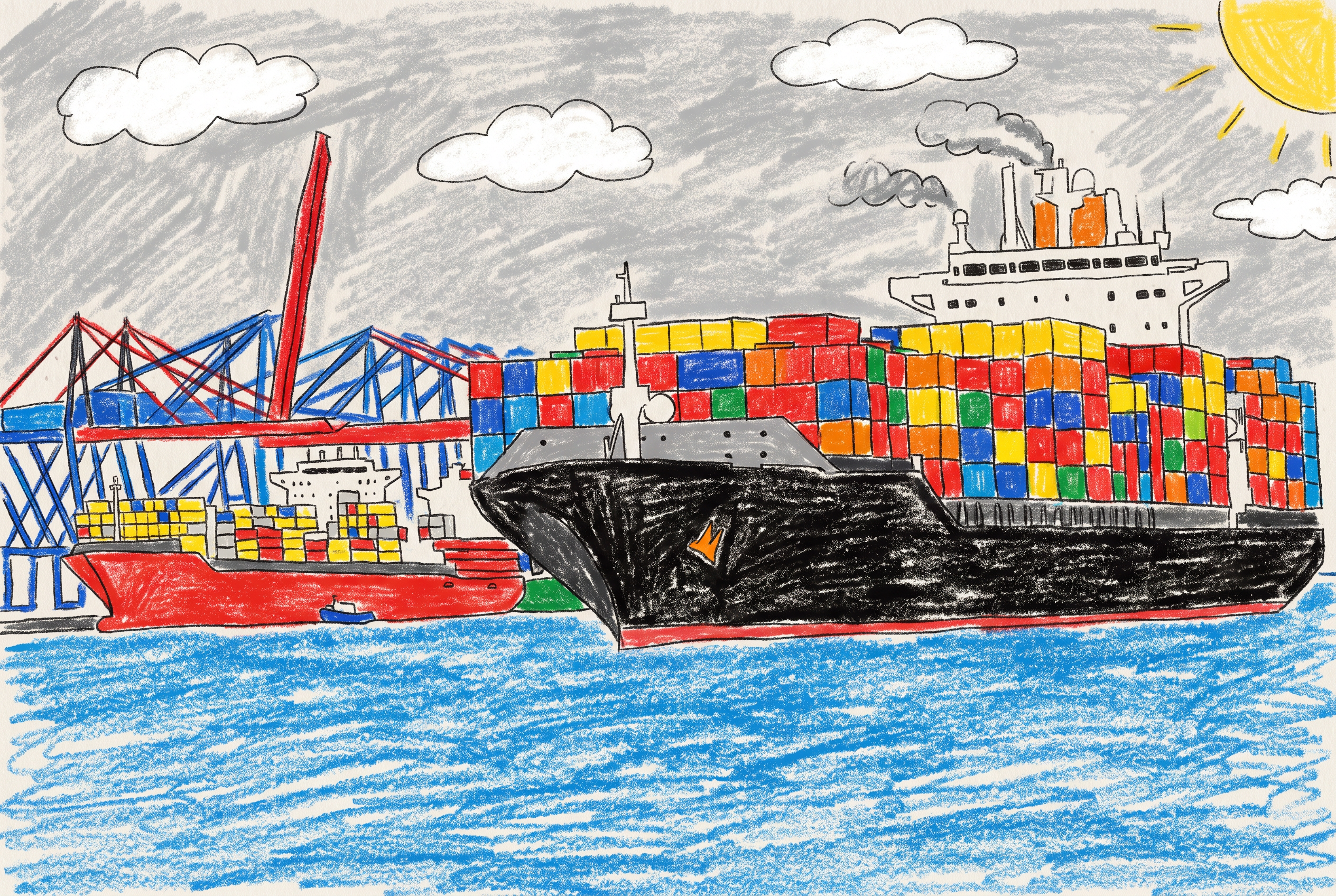 Concurso convida crianças a imaginar o futuro do Porto de Santos