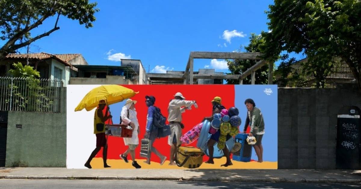 Artista brasileiro vai pintar mural sobre trabalho informal no México